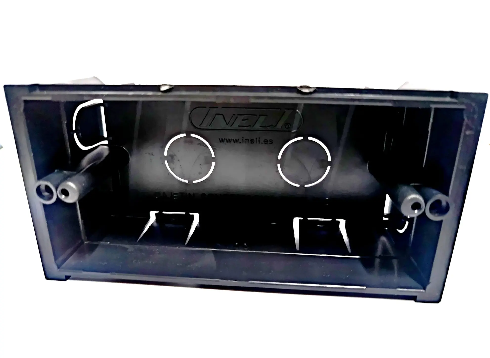 [FG10004/2] Caja 504 rectangular de empotrar (negra)
