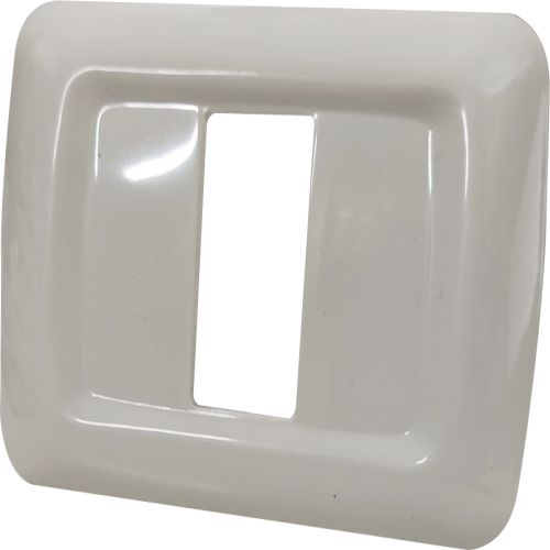 [199802221] Embellecedor serie GC Blanco 1 módulo GC