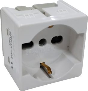 [199801205] Modulo base schuko 16A serie GC-08