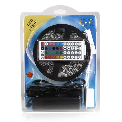 [GM00342] Tira led 5050 ip65 30  12v RGB 5m  7.2W/m